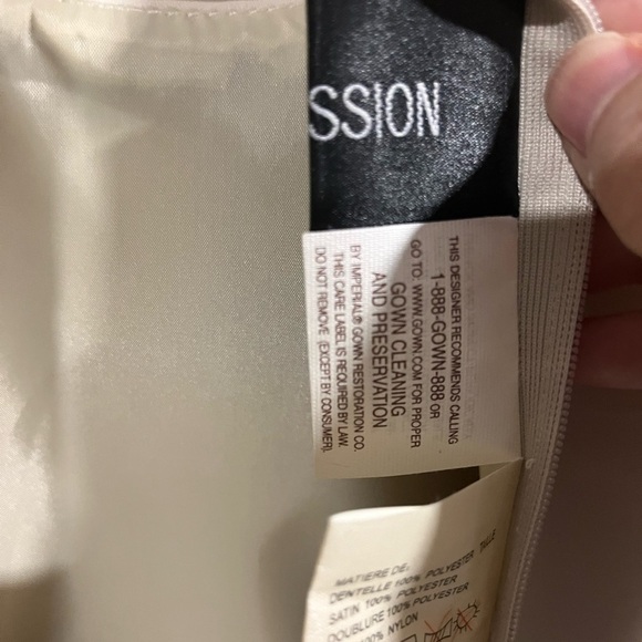 90’s Vintage Mother of Bride Formal 2 piece Gown with detachable train Size 12 - Picture 4 of 16